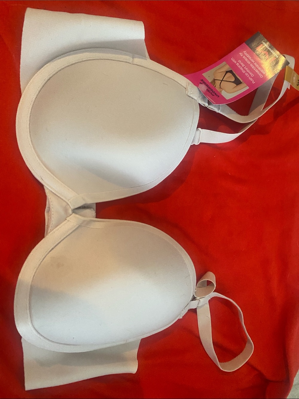 Maidenform White Padded T-Shirt Bra